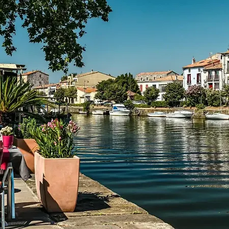 Confortable Avec Climatisation Au Cap D'agde Avec Port, Plages Et Nature Accessible A Pied アパート